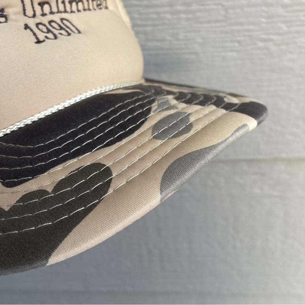 Vintage Ducks Unlimited Hunting Camo Hat Cap - Picture 6 of 15